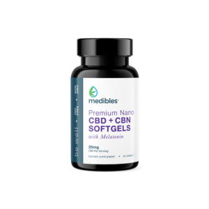 NANO SOFTGELS<br>750MG (25MG/SERVING)<br>MELATONIN + CBN (QTY 30)